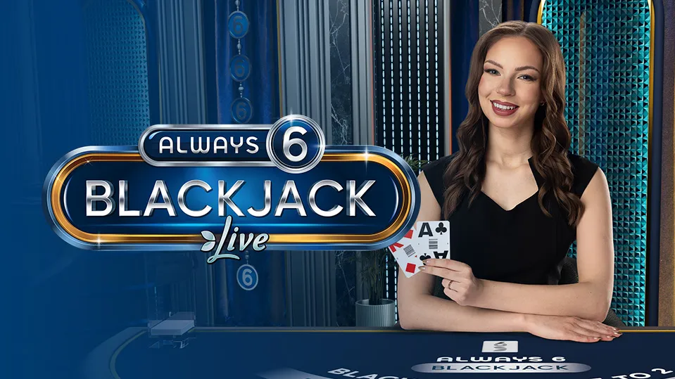 Always 6 Blackjack プレイ画面