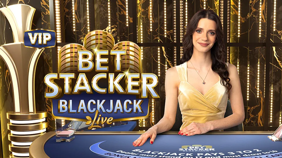 Bet Stacker Blackjack プレイ画面