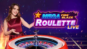 Mega Fire Blaze Roulette プレイ画面